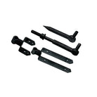 Field Gate Kit - Adjustable 18" - 450mm Black-Hook And Band Hinges-Yester Home