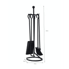 Filkins Fireside Tool Set-Fire Companion Set-Yester Home