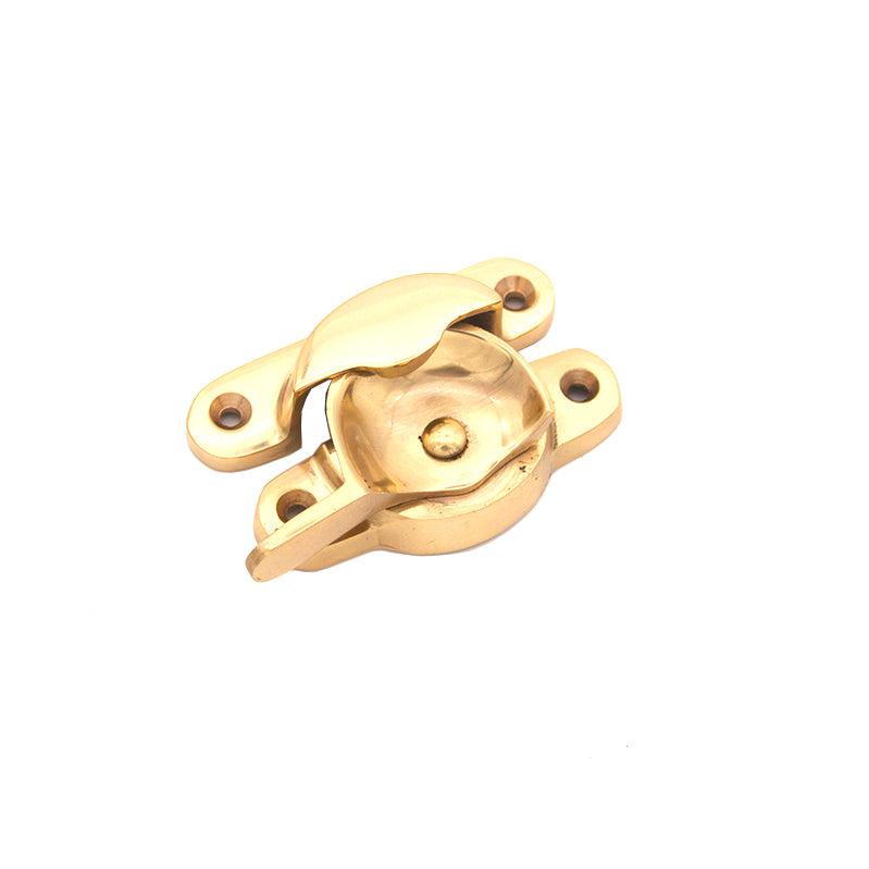 Fitch Fastener Polished Brass-Window Fittings-Yester Home