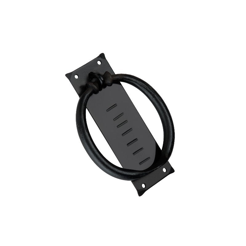 Flamingo Door Knocker Matt Black-Ferro Handforged Collection-Yester Home