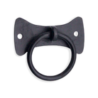 Flamingo Ring Drop Pull Matt Black-Ring Drop Pulls-Yester Home