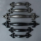 Fleur De Lys Cast Iron Handle-Cabinet Handles-Yester Home