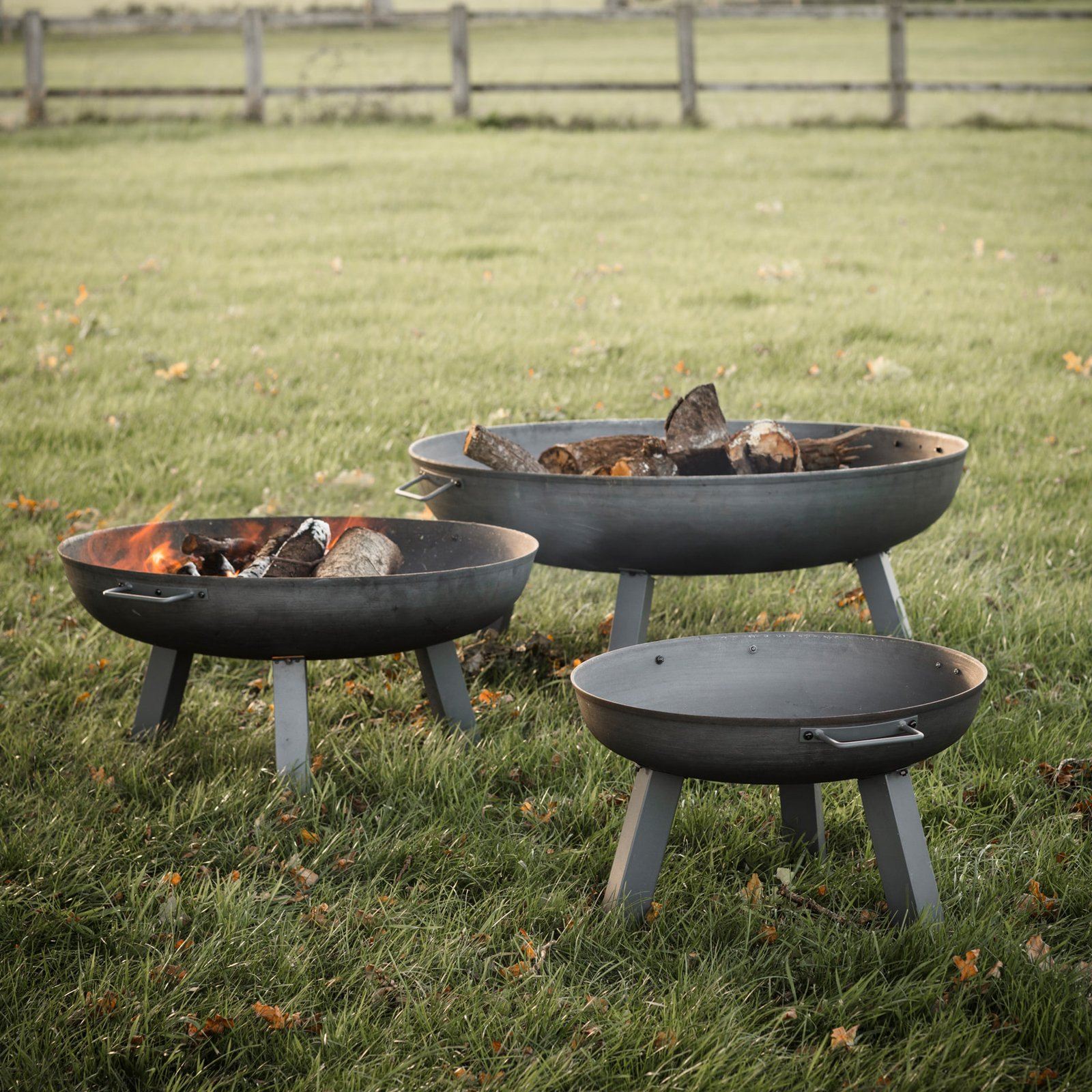 Foscot Fire Pit & Stand-Fire Pits & Braziers-Yester Home