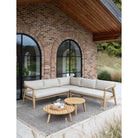 Froxfield Corner Sofa | Dark Natural-Outdoor Sofas & Sets-Yester Home