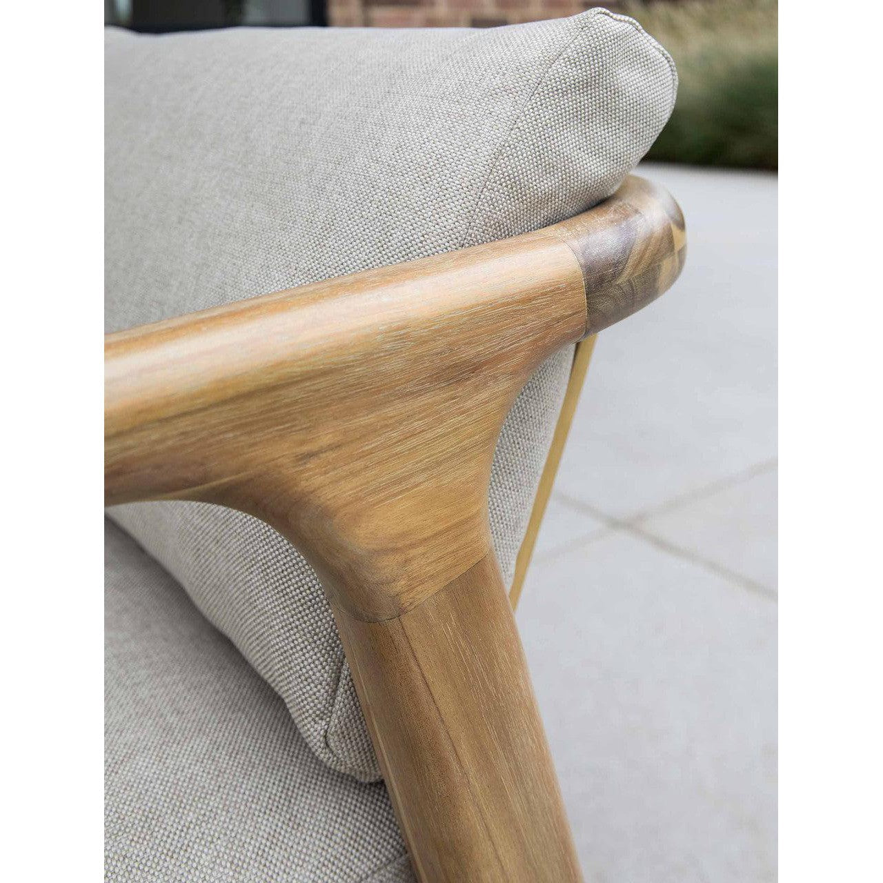 Froxfield Corner Sofa | Dark Natural-Outdoor Sofas & Sets-Yester Home