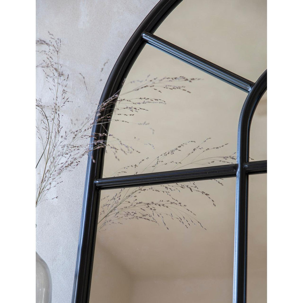 Fulbrook Arched Wall Mirror, 80x90cm - Steel-Mirrors-Yester Home
