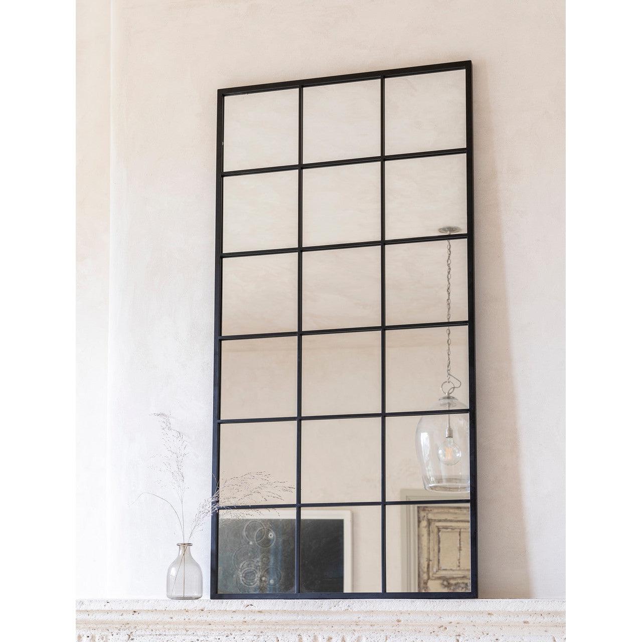 Fulbrook Leaning Mirror, 180x90cm - Steel-Mirrors-Yester Home
