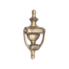Georgian Door Knocker 150mm Antique Brass-Door Knockers-Yester Home