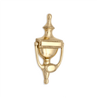 Georgian Door Knocker 150mm Polished Brass-Door Knockers-Yester Home