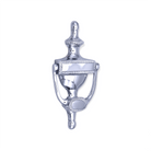 Georgian Door Knocker 150mm Polished Chrome-Door Knockers-Yester Home