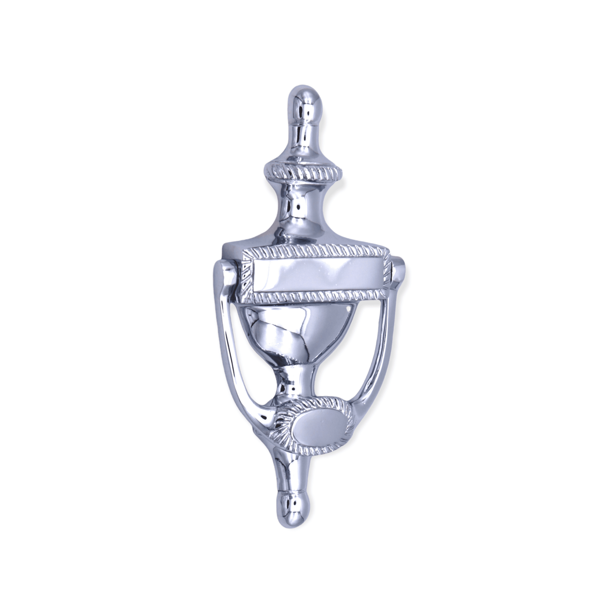 Georgian Door Knocker 150mm Polished Chrome-Door Knockers-Yester Home