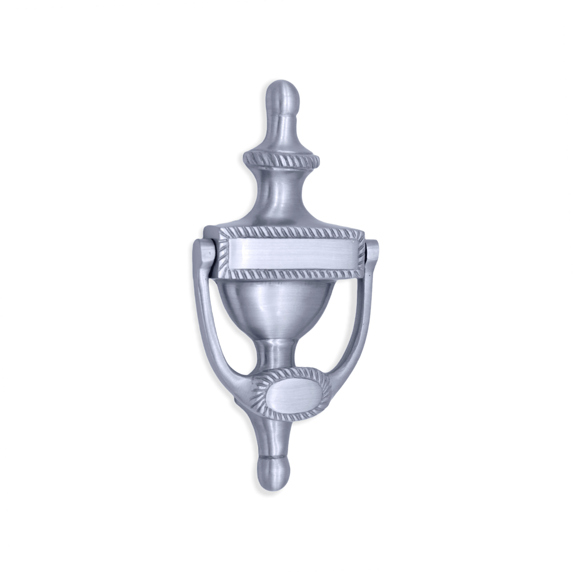 Georgian Door Knocker 150mm Satin Chrome-Door Knockers-Yester Home