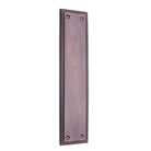 Georgian Finger Plate 285mm Aged Bronze-Finger Plates & Letter Plates-Yester Home