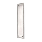 Georgian Finger Plate 285mm Polished Chrome-Finger Plates & Letter Plates-Yester Home