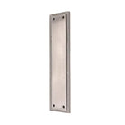Georgian Finger Plate 285mm Satin Chrome-Finger Plates & Letter Plates-Yester Home