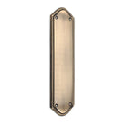 Georgian Half Round Finger Plate 295mm Antique Brass-Finger Plates & Letter Plates-Yester Home