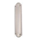 Georgian Half Round Finger Plate 295mm Polished Chrome-Finger Plates & Letter Plates-Yester Home