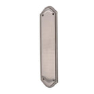 Georgian Half Round Finger Plate 295mm Satin Chrome-Finger Plates & Letter Plates-Yester Home