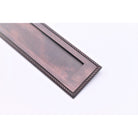 Georgian Letter Plate 250mm Aged Bronze-Finger Plates & Letter Plates-Yester Home
