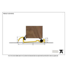 Gold 1219mm Macclex 15/2 Threshold | From The Anvil-Thresholds-Yester Home