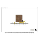 Gold 1219mm OUM/4 Threshold | From The Anvil-Thresholds-Yester Home