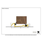 Gold 914mm Macclex 15/2 Threshold | From The Anvil-Thresholds-Yester Home