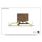 Gold 933mm Threshex Sill | From The Anvil-Sills-Yester Home