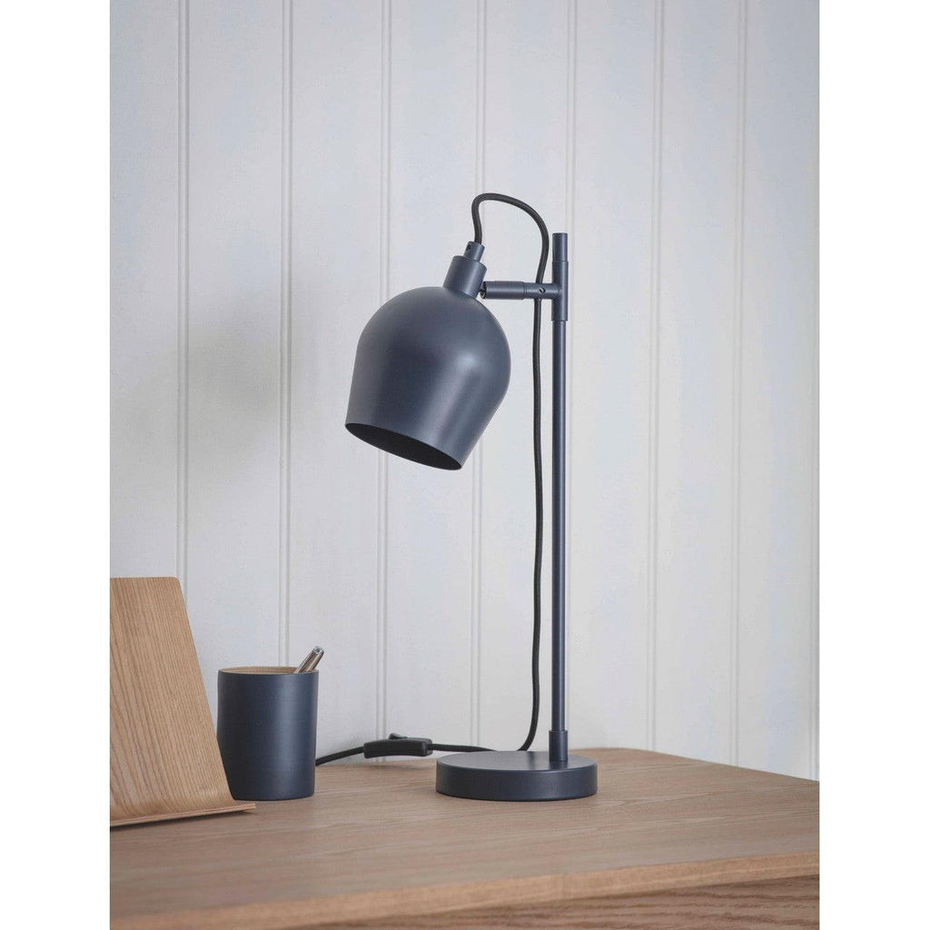 Grafton Desk Lamp in Ink - Steel
