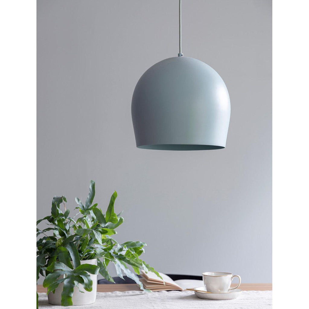 Grafton Pendant Light in Tarn Blue - Steel-Pendant & Ceiling Lights-Yester Home