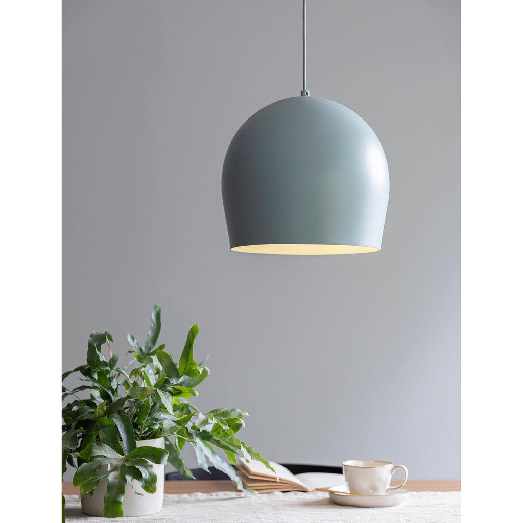 Grafton Pendant Light in Tarn Blue - Steel-Pendant & Ceiling Lights-Yester Home