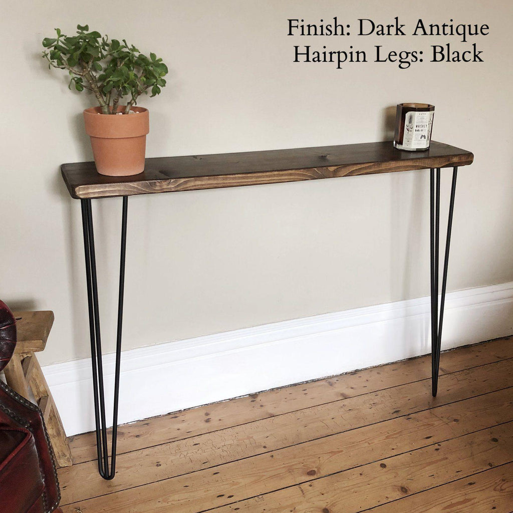 Hairpin Scaffold Console Table-Furniture-Yester Home