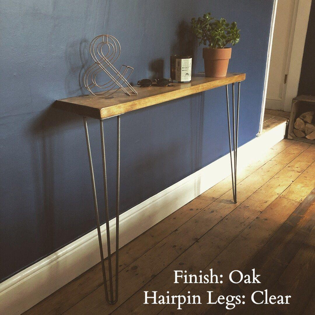 Hairpin Scaffold Console Table-Furniture-Yester Home