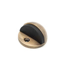 Half Moon Door Stopper Antique Brass-Door Stops-Yester Home