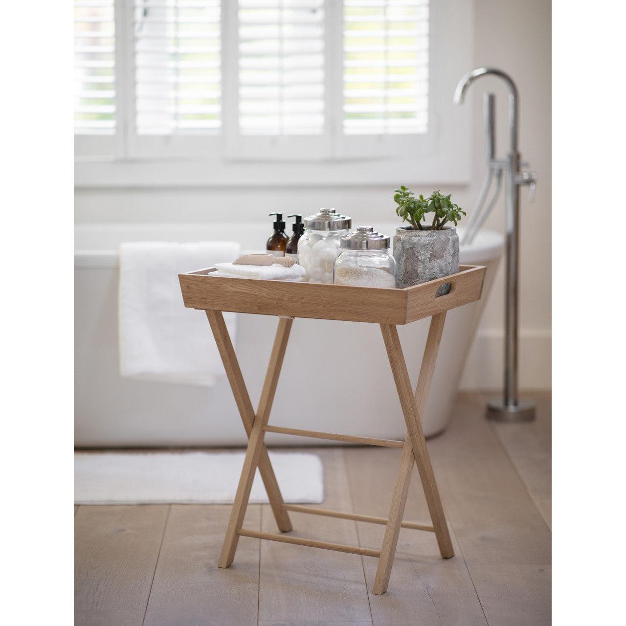 Hambledon Butlers Tray - Oak-Coffee & Side Tables-Yester Home