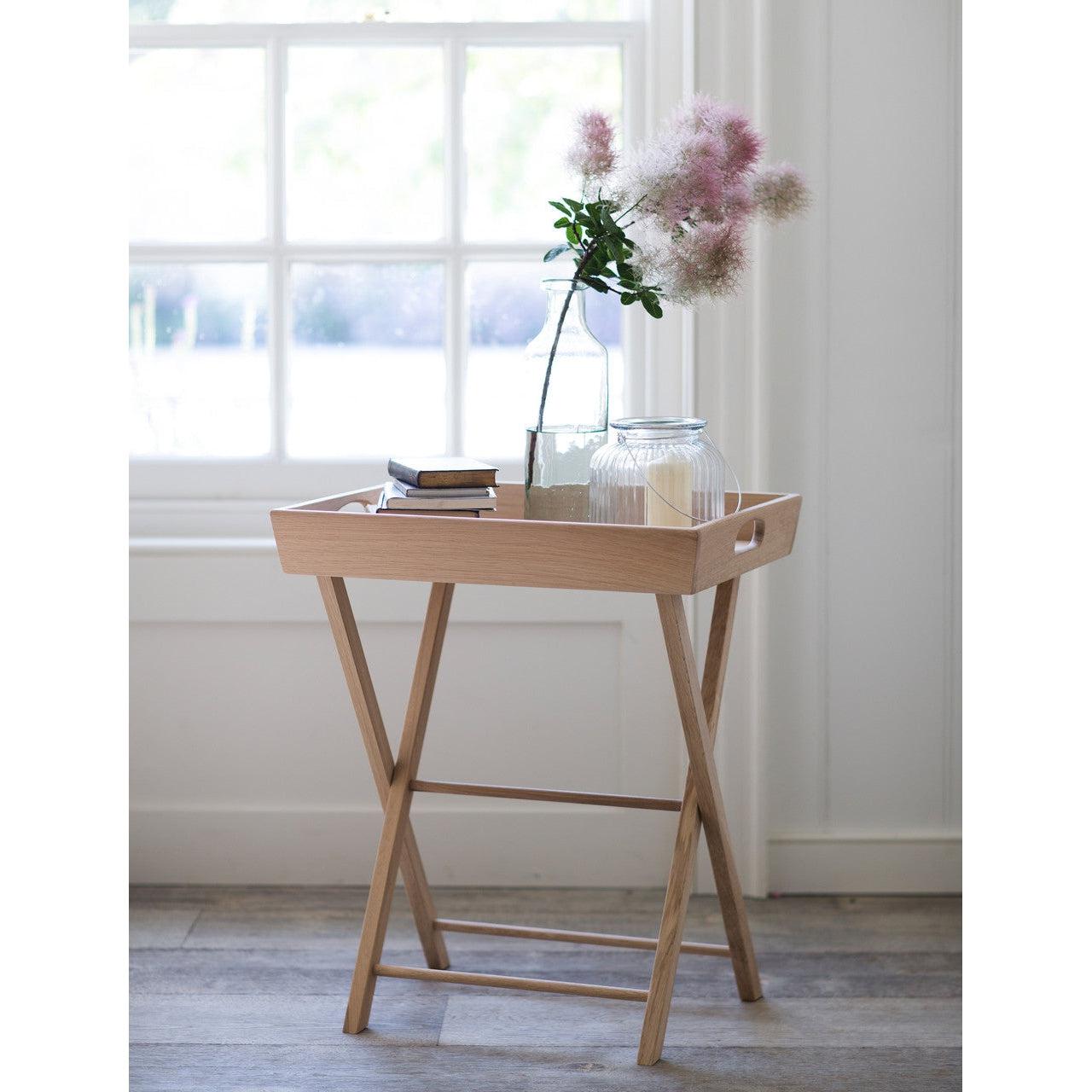 Hambledon Butlers Tray - Oak-Coffee & Side Tables-Yester Home