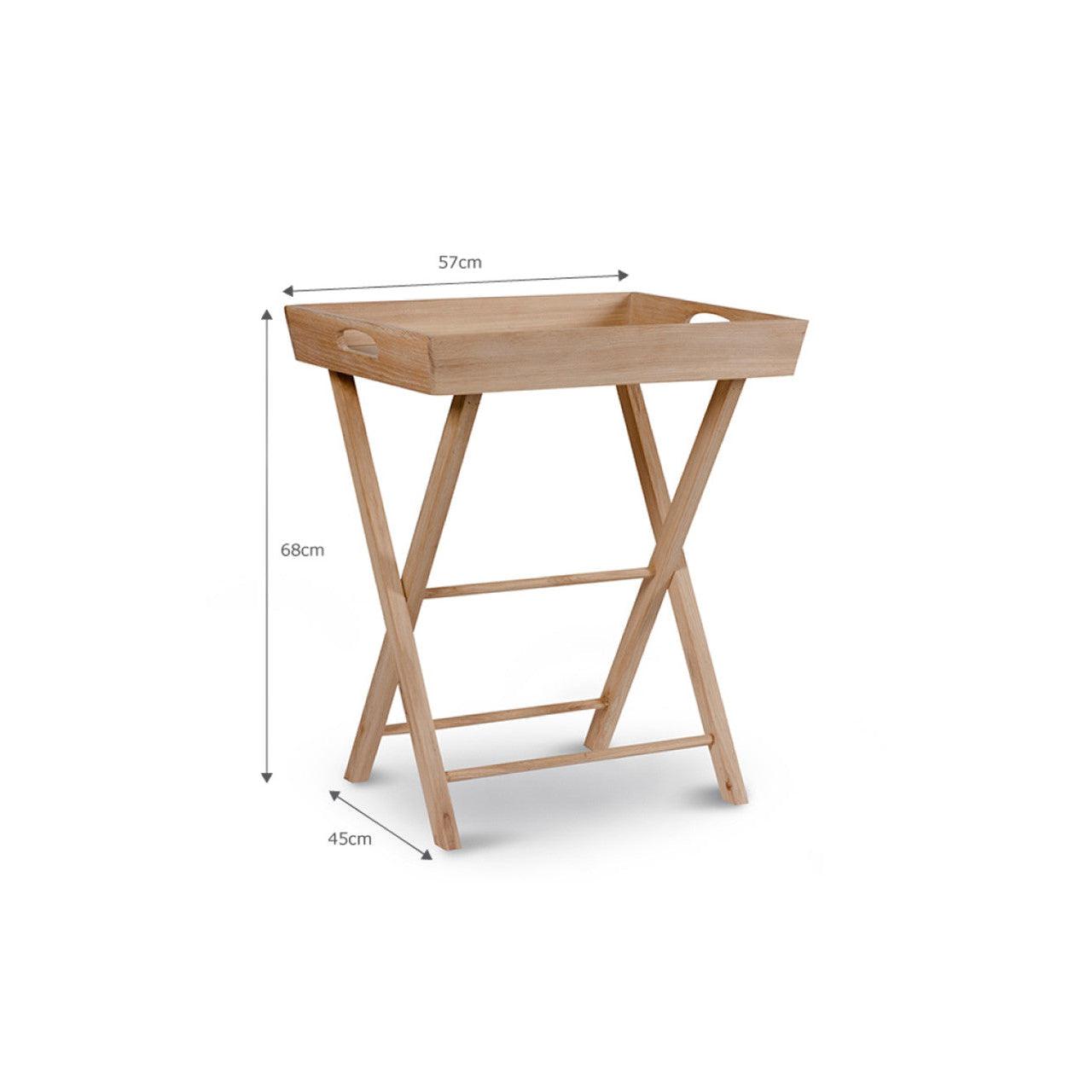 Hambledon Butlers Tray - Oak-Coffee & Side Tables-Yester Home