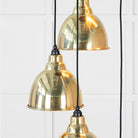 Hammered Brass Brindley Cluster Pendant | From The Anvil - Cluster Pendants - From The Anvil - Yester Home