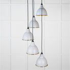 Hammered Brass Brindley Cluster Pendant in Birch | From The Anvil - Cluster Pendants - From The Anvil - Yester Home