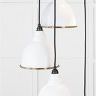 Hammered Brass Brindley Cluster Pendant in Flock | From The Anvil - Cluster Pendants - From The Anvil - Yester Home