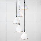 Hammered Brass Brindley Cluster Pendant in Flock | From The Anvil - Cluster Pendants - From The Anvil - Yester Home