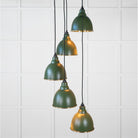 Hammered Brass Brindley Cluster Pendant in Heath | From The Anvil - Cluster Pendants - From The Anvil - Yester Home