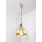 Hammered Brass Brindley Pendant | From The Anvil - Brindley - From The Anvil - Yester Home