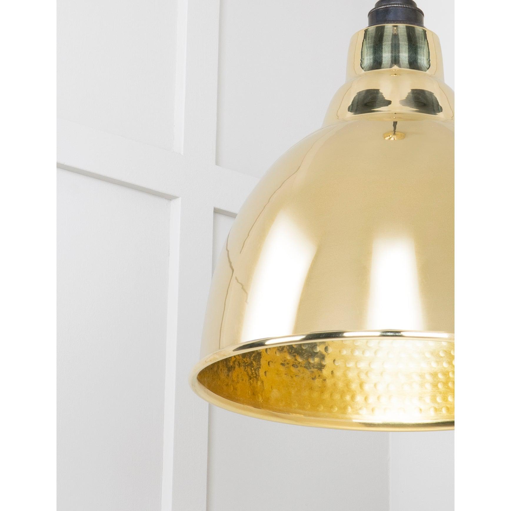 Hammered Brass Brindley Pendant | From The Anvil-Brindley-Yester Home