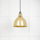 Hammered Brass Brindley Pendant | From The Anvil - Brindley - From The Anvil - Yester Home