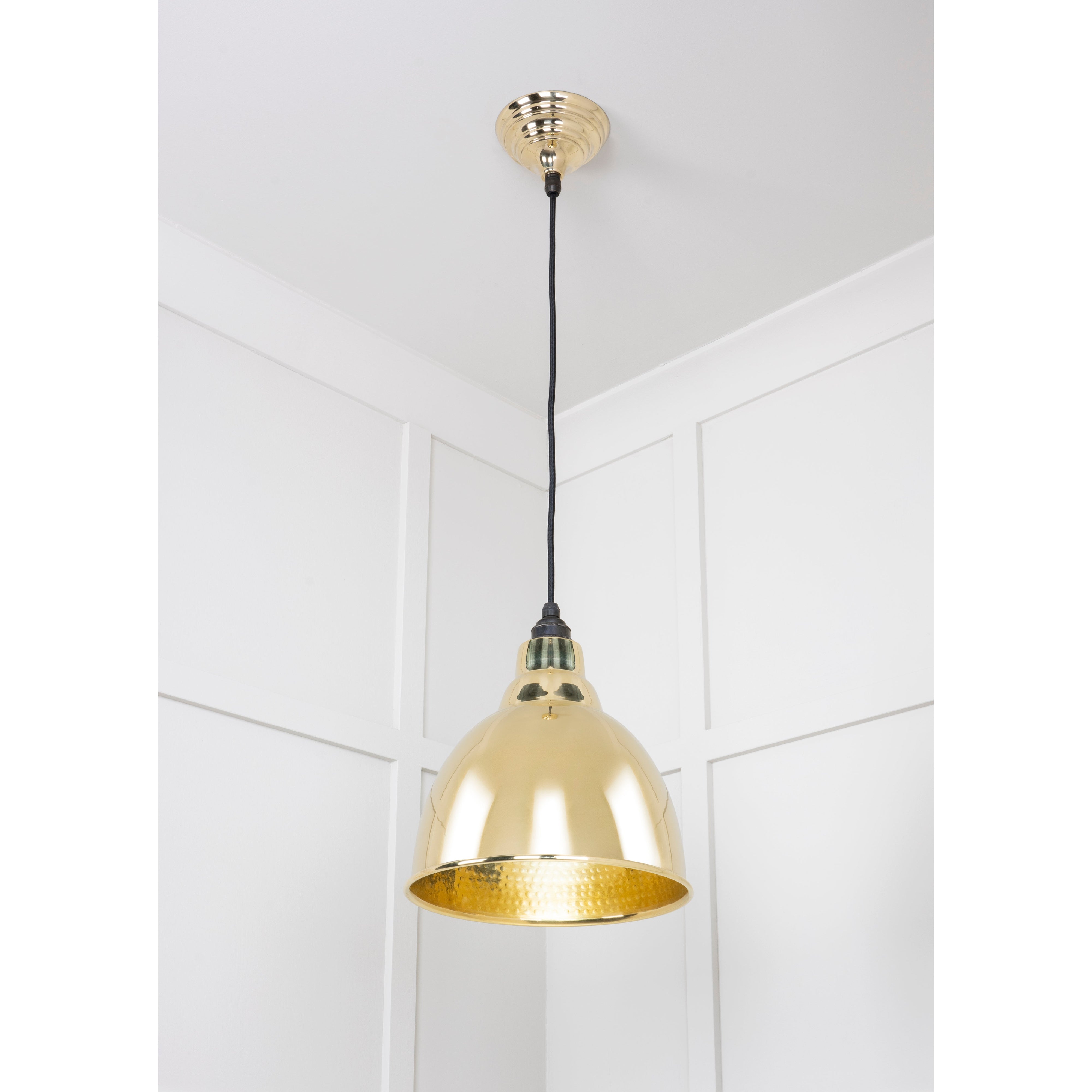 Hammered Brass Brindley Pendant | From The Anvil-Brindley-Yester Home