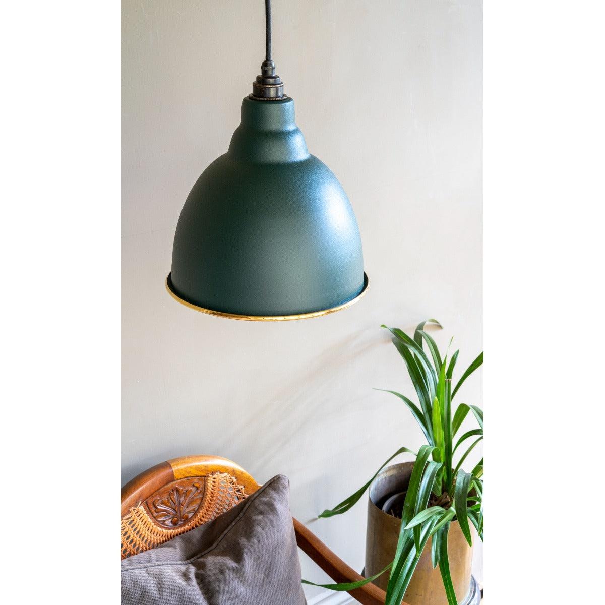 Hammered Brass Brindley Pendant in Dingle | From The Anvil-Brindley-Yester Home