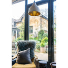 Hammered Brass Brindley Pendant in Flock | From The Anvil-Brindley-Yester Home