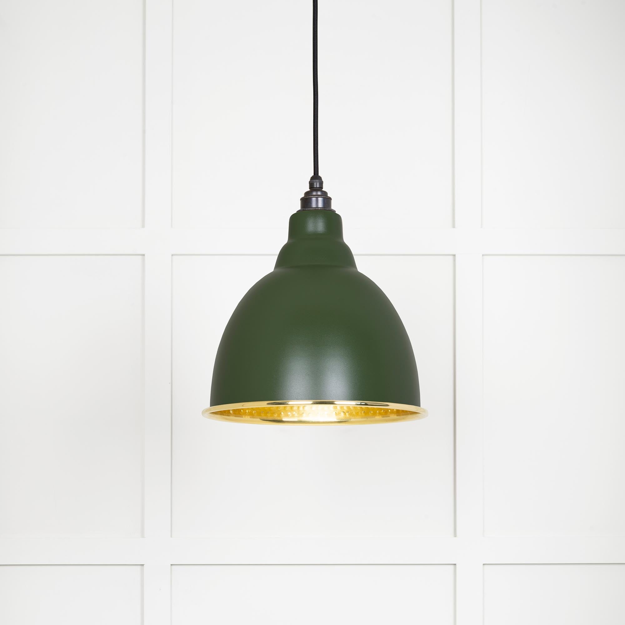 Hammered Brass Brindley Pendant in Heath | From The Anvil - Brindley - From The Anvil - Yester Home