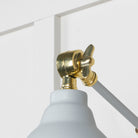 Hammered Brass Brindley Wall Light in Birch | From The Anvil - Wall Lights - From The Anvil - Yester Home