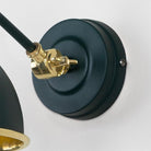 Hammered Brass Brindley Wall Light in Dingle | From The Anvil-Wall Lights-Yester Home